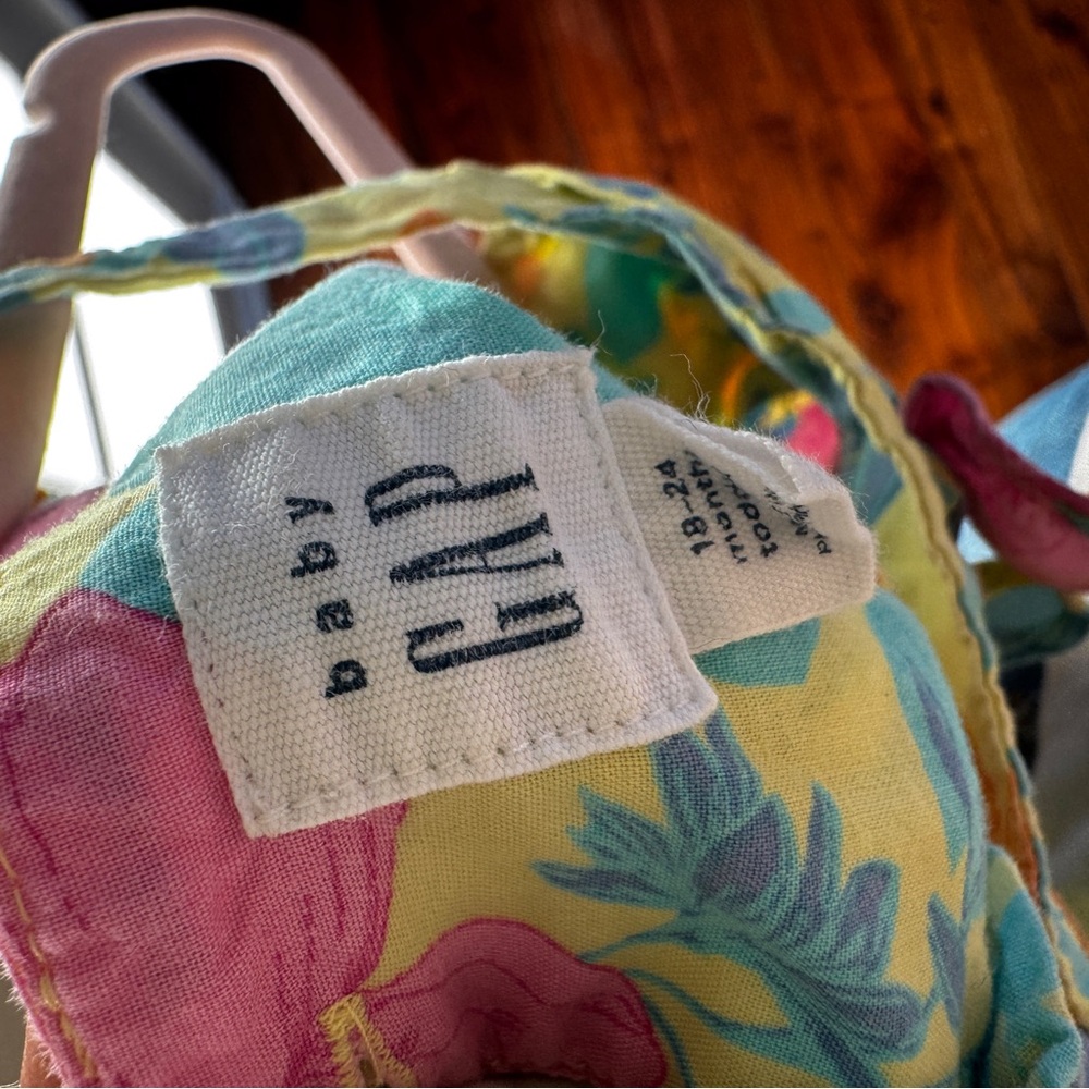 Baby Gap 100% Cotton Tropical Dress - Picture 3 of 6